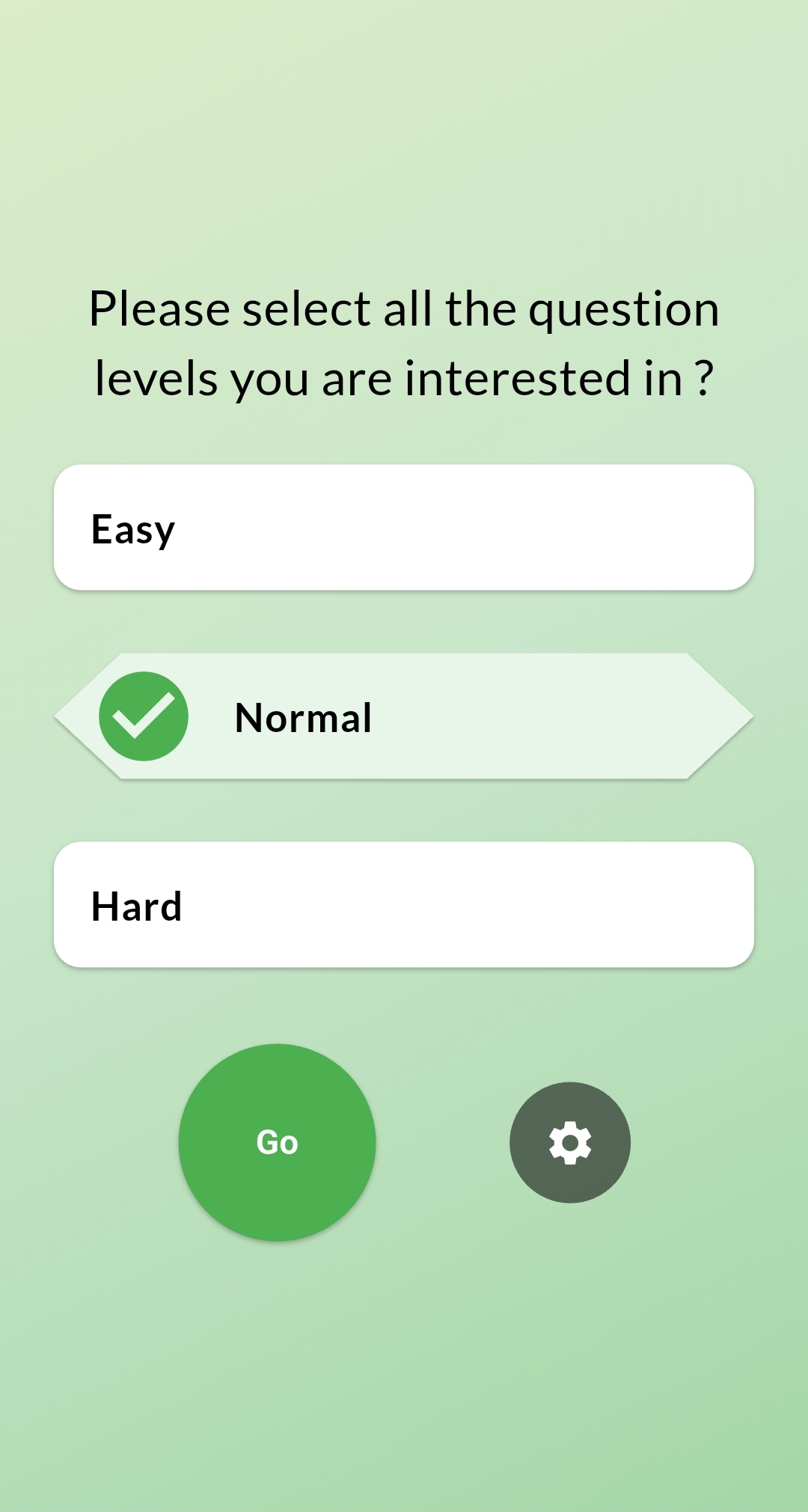 Quiz App Score Screen